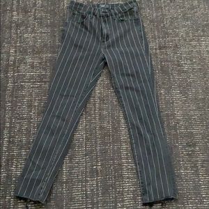Striped jeans